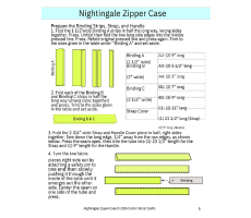 Nightingale Zipper Case