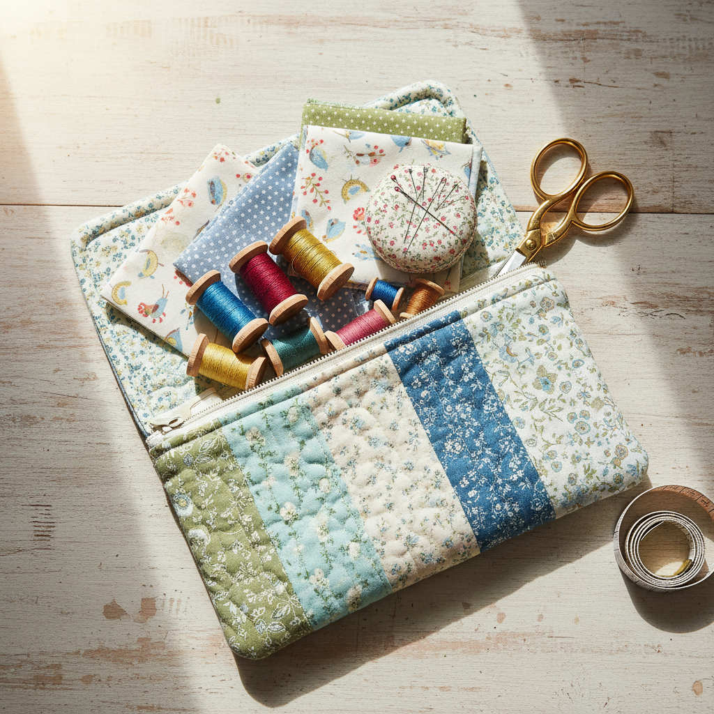 Sewing Notions Flat Lay